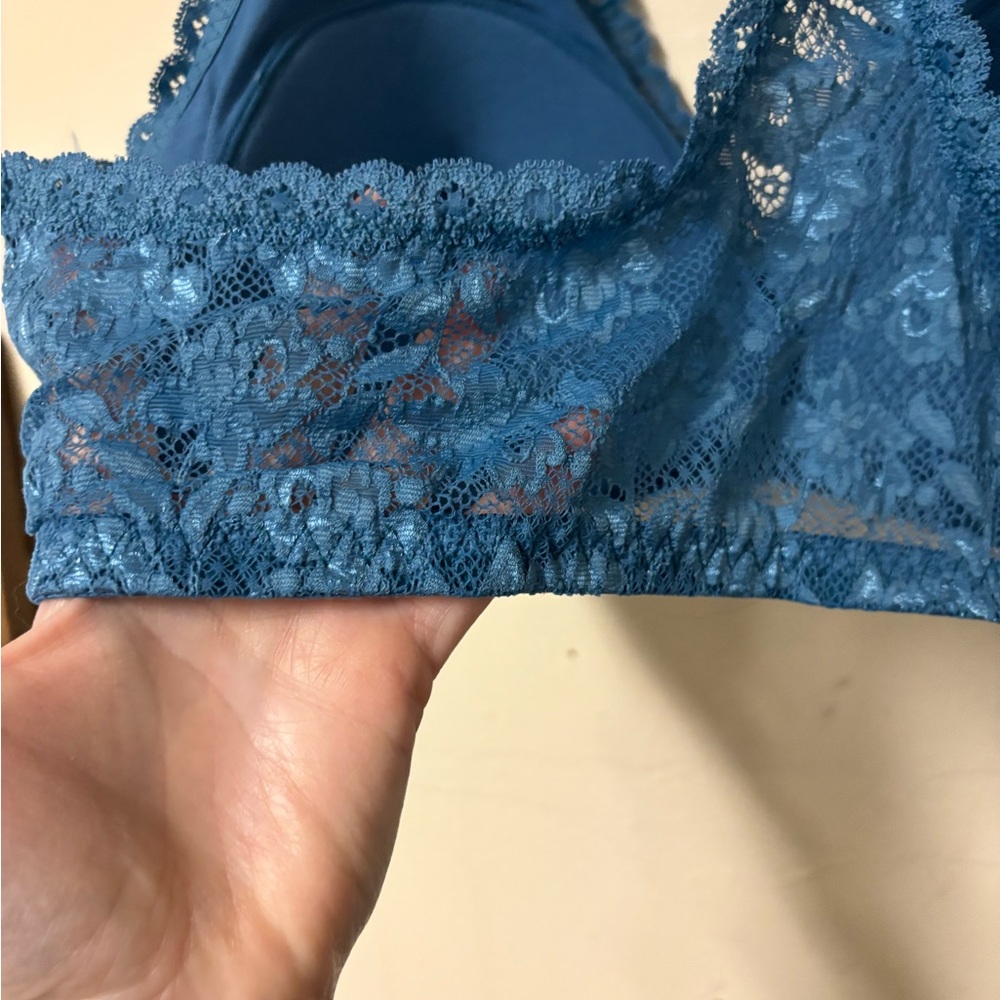 Cosabella Lace Bralette in Teal - Picture 4 of 4